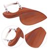 Violin Chinrest Bracket Wood Metal Holder Musical Instrument Accessories for 34 44