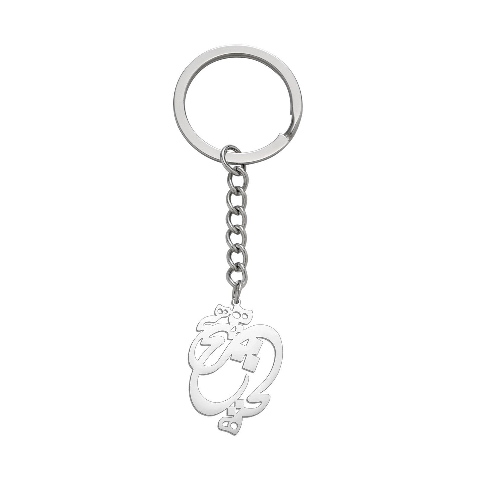 

Нержавеющая сталь руна кулон брелок бутылка фрукт форма брелок держатель для ключей рюкзак украшения ювелирные изделия для женщин мужчин 1