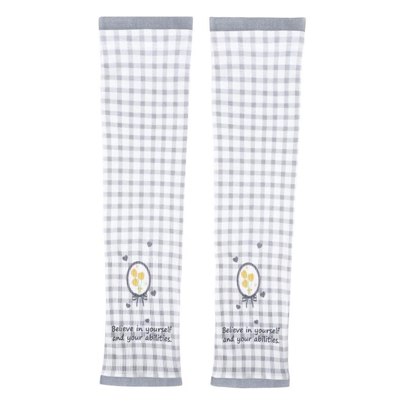 Women s Plaid Sun Protection Cooling Arm Sleeves One Size