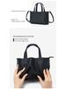 Genuine Leather Fashion Crossbody Bag - Women's Small Square Shoulder Tote