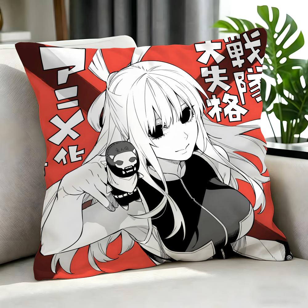 Anime Ranger Reject Cushion Cover Cushion Cover Set 4Pcs 50X50 45X45 40X40 Pillowcase Decorative Sofa Home Decor