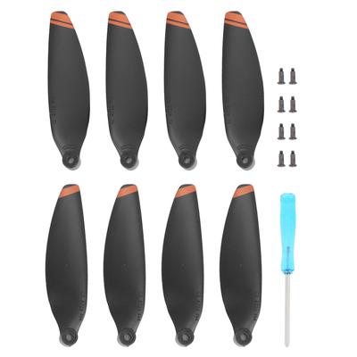 2 Paar Propeller Ersatz Ersatzteil Drohnenzubehör Passend für DJI Mavic Mini 2Orange Edge