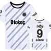 Maglietta da calcio a maniche corte Dzeko Squadra Locale Super Fenerbahce T-shirt Sportiva
