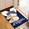 Giron-de Football Crest Printed Office Carpet Chair Cushion  Entryway Rug, Rugs for Living Room, Bedroom Christmas gifts
