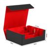 Non-Toxic Trading Card Storage Box Can Hold 1800+ Single Decks Magnetic Closure Pu Leather Card Box Games Collection Card Case