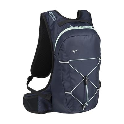 J3GDC011 with for L18 X W14 X H43 Backpack, 11L, Pockets, Lightweight, Sports, Running, Smartphones, Reflective, Unisex, Navy,