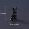 Cute Resin Black Cat Statues - DIY Terrariums/Pot/Flower Pot Landscape Decorations Perfect for Halloween Themed Decoration