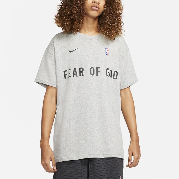 Nike x Fear of God x NBA Short Sleeve Men Grey Dark gray Men's CU4699-063