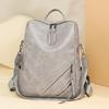 Damen Rucksack Retro Rucksack Multifunktionale PU Zeit Umhängetasche