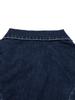 Women's Denim Skirt Dress: Short Sleeve, Cardigan Style with Cinched Waist and Pockets
