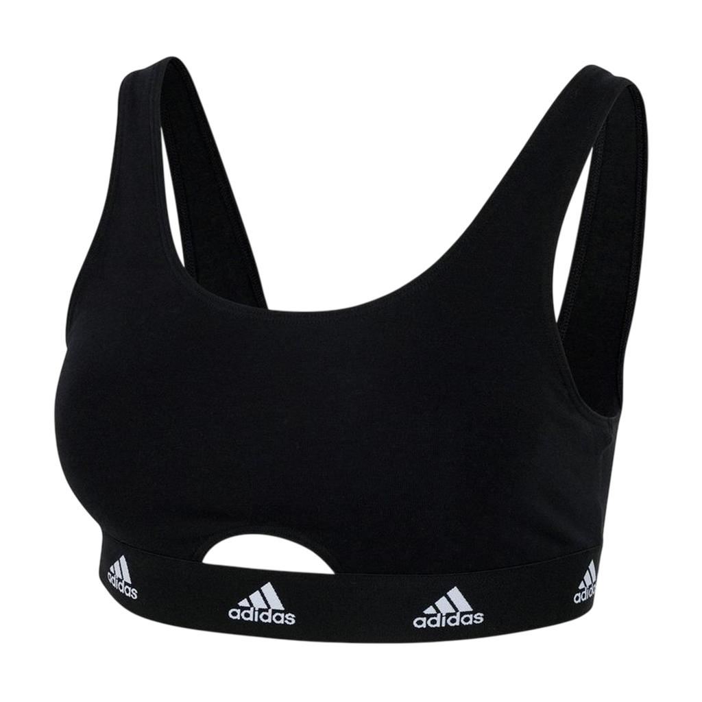 adidas Womens/Ladies Cotton Scoop Neck Comfort Bralette