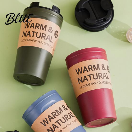 Water Bottle 420ml Coffee Mug Capacity Plastic Grade Large Cup Food Juice Anti-slip with Dust-proof