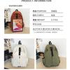 Schoolbag trendy brand backpack men's large-capacity simple fashion travel bag high school college student schoolbag women's leisure commuter backpack