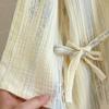 2023 Damen Krepp Double Gauze Kimono Nachthemd - Langärmlig, Locker sitzend Homewear Bademantel