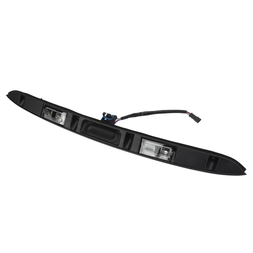 Trunk Lid Grip 51137171699 Rear Trunk Liftgate Pull Handle with Key Button License Plate Light for