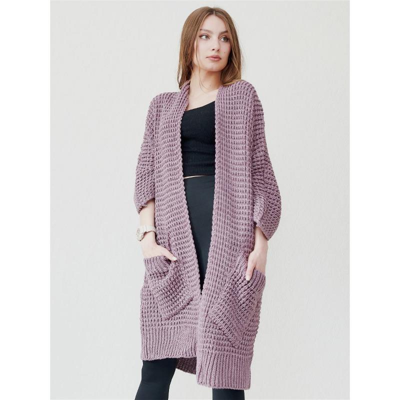 YYFS Damenmode, lässig, Herbst/Winter, einfarbig, mit Druck, lange Ärmel