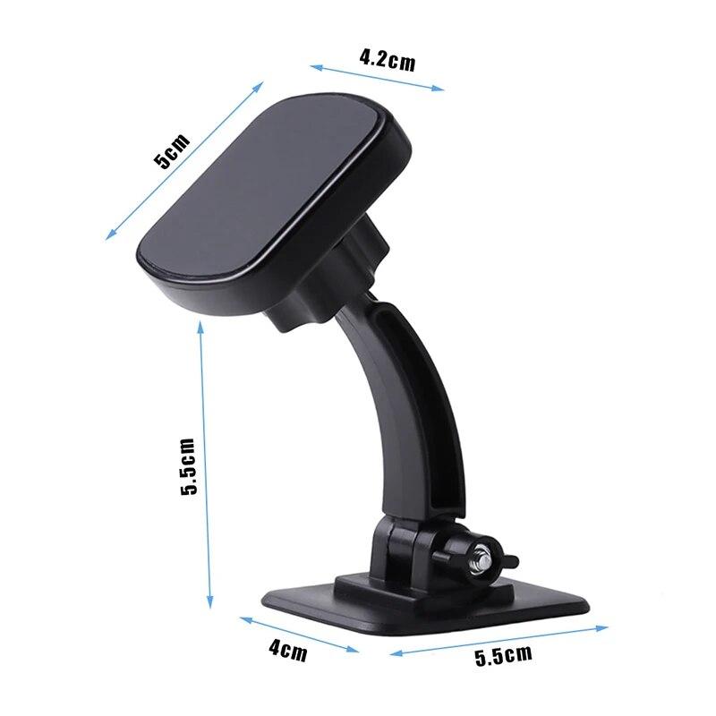 Magnetic Car Phone Holder Rotatable Car Dashboard Mobile Phone Stand Support For Iphone Xiaomi Samsung Magnet Phone Mount In Car