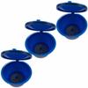 3pcs/pack Use 150times Dolce Gusto Coffee Cup Capsule Plastic Capsule Refillable Reusable Compatible with Nescafe Dolce Gusto
