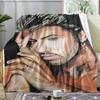 G-George Michaels Throw Soft Flannel Throw Summer Blanket Lightweight Cozy Nap Blanket for Sofa Bed Travel