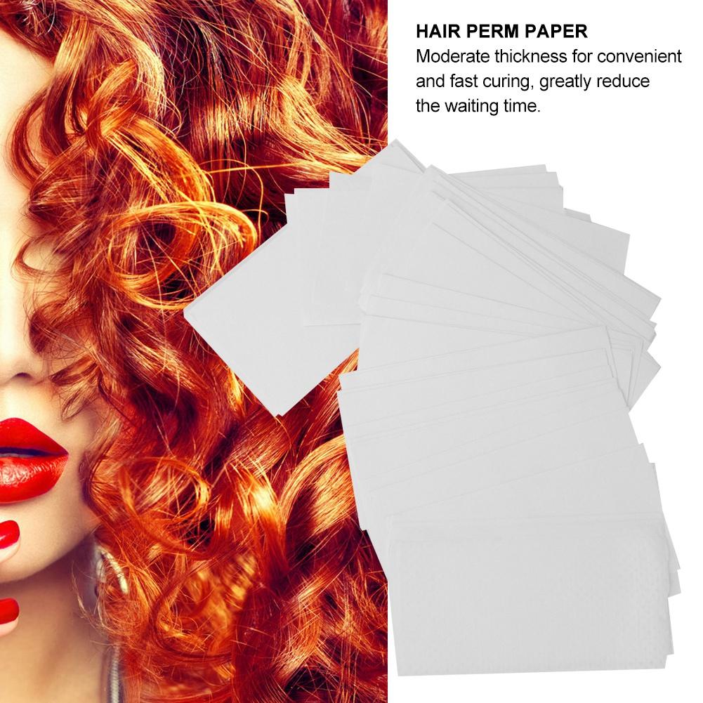 500 Stück Professionelles Einweg-Salon Kristall Dauerwellpapier Haarwellpapier Friseur