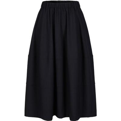 JUZI ANNACO Shimmering Elastic Waist A-line Skirt