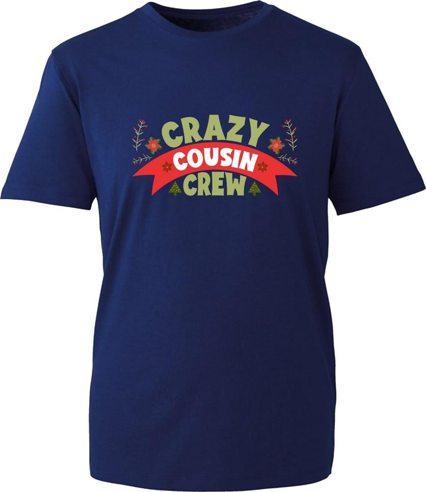 Crazy Cousin Crew Tshirt Family Gathering Cousins Team Party Wear Unisex Ttop S