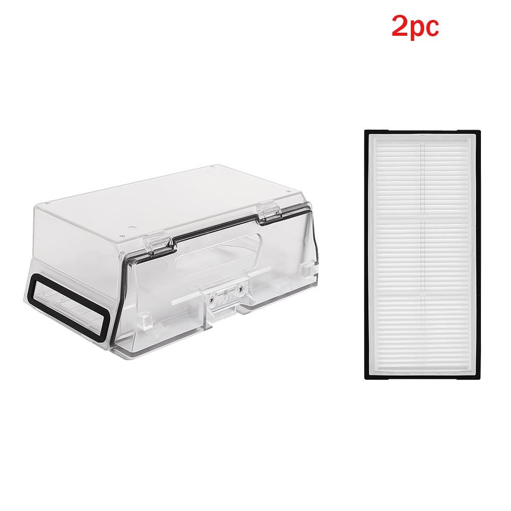 Hepa Filter Dust Bin for Roborock T7S T7SPlus S7 S70 S75 Dust Box Robot Vacuum Cleaner With Filter Part Dust Bin Container Accessories