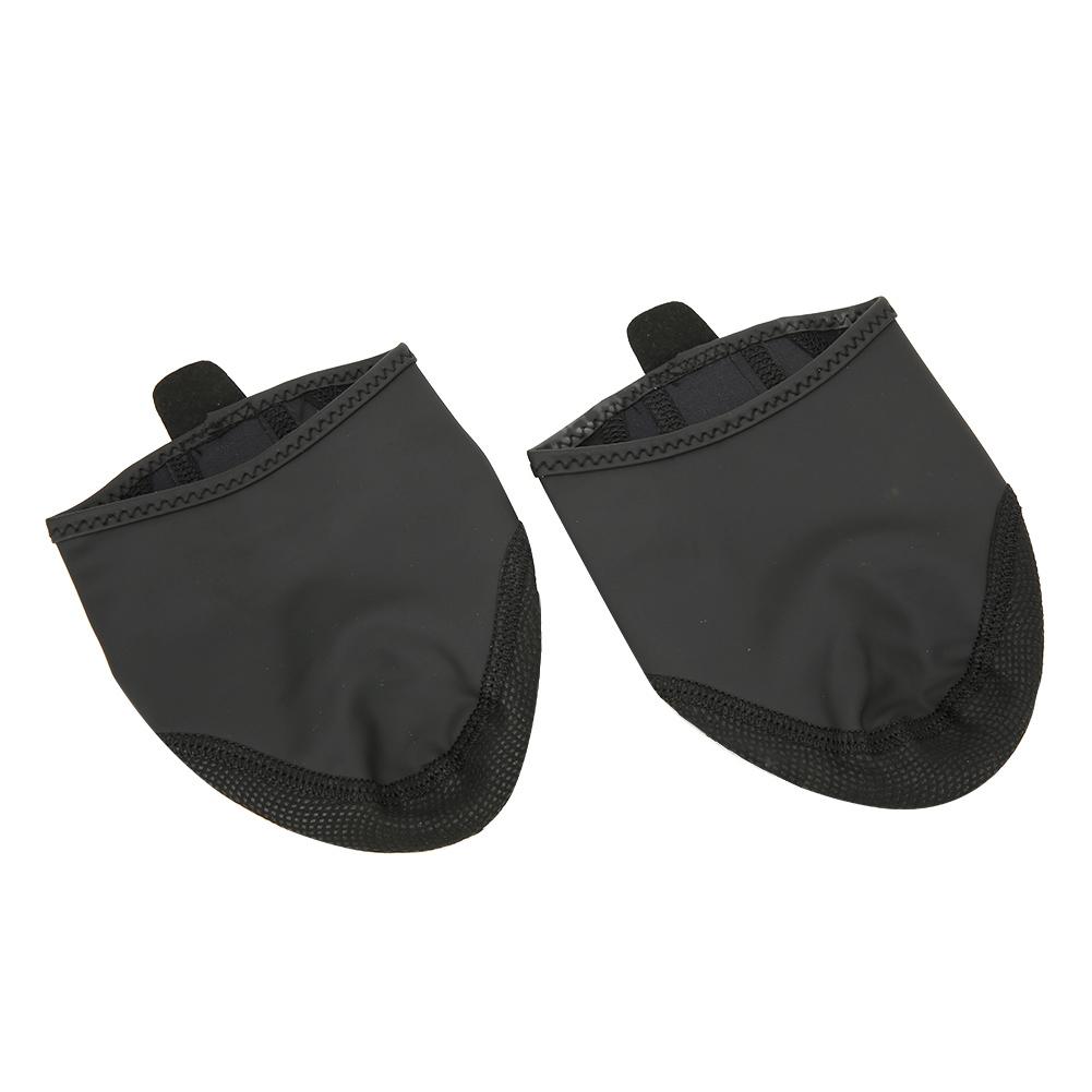 

1Pair Bike Lock Half Wrap Non Slip Cycling Shoe Cover Case Windproof Keep Warm for Mountain Road Bicycle(black XL XXL) чорний