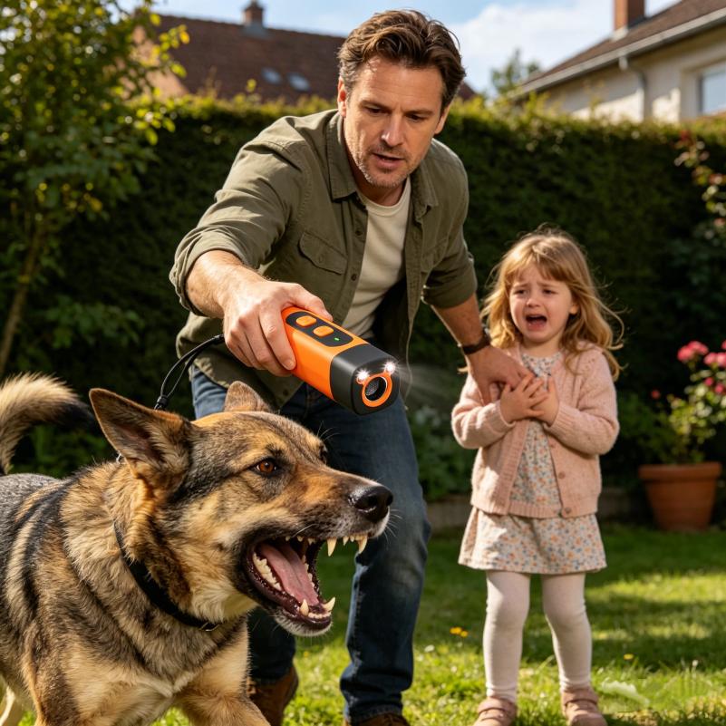 Rechargeable Ultrasonic Pet Training Control Device Dog Barking Deterrent Trainer to Stop Barking