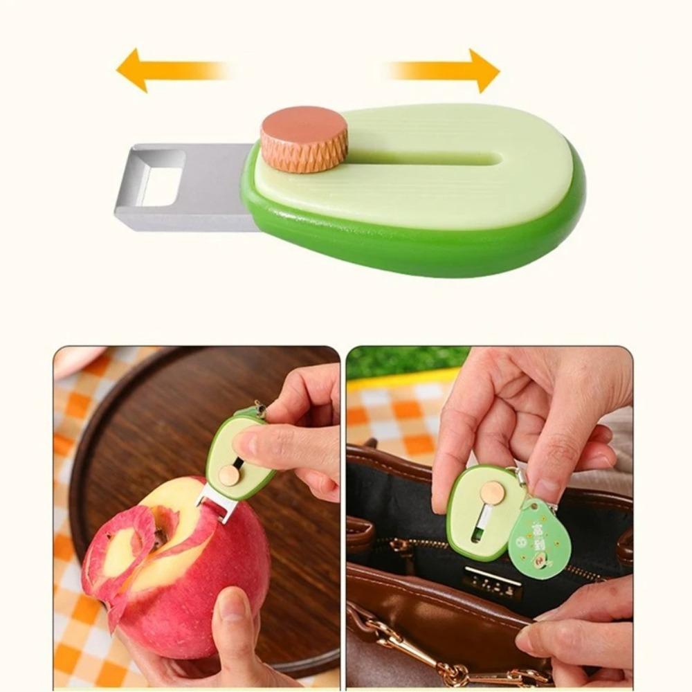 Multifunctional Retractable Mini Peeler Peeling Tool Manual Peeler for Household Kitchen Tool