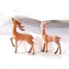 Sika Deer Style Christmas Elk Keychains 3D Design DIY Bead Case Deer Keychain  Christmas Gift