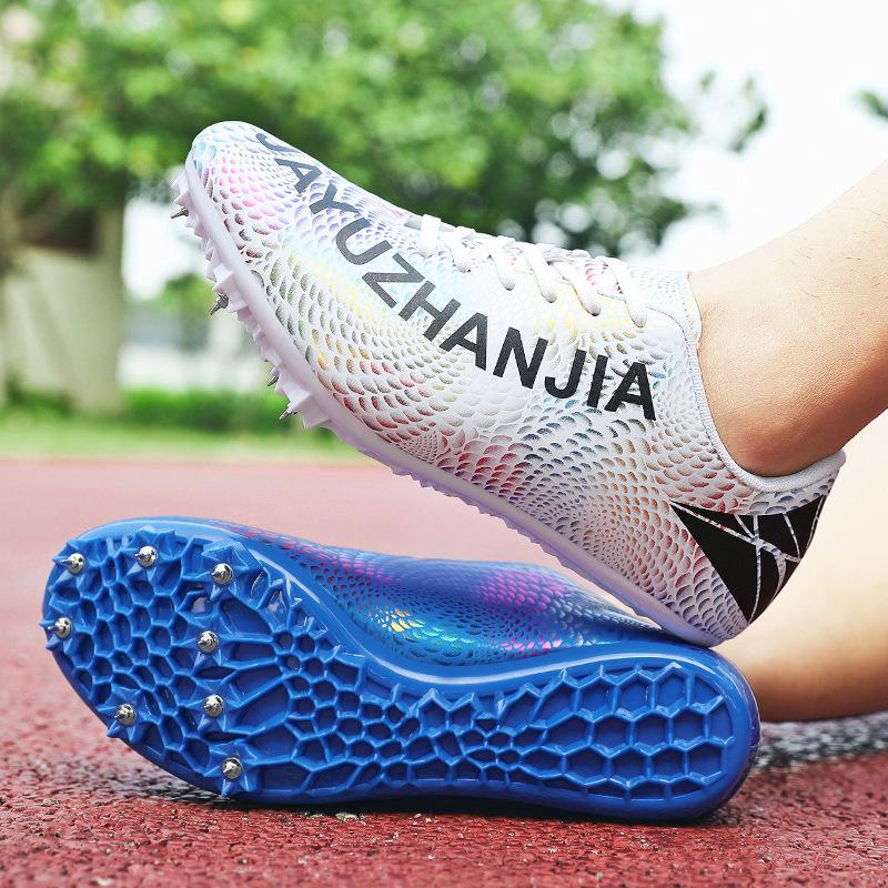Spike shoes track and field sprinting training shoes men's spike shoes women's medium and long running long jump shoes high school entrance examin