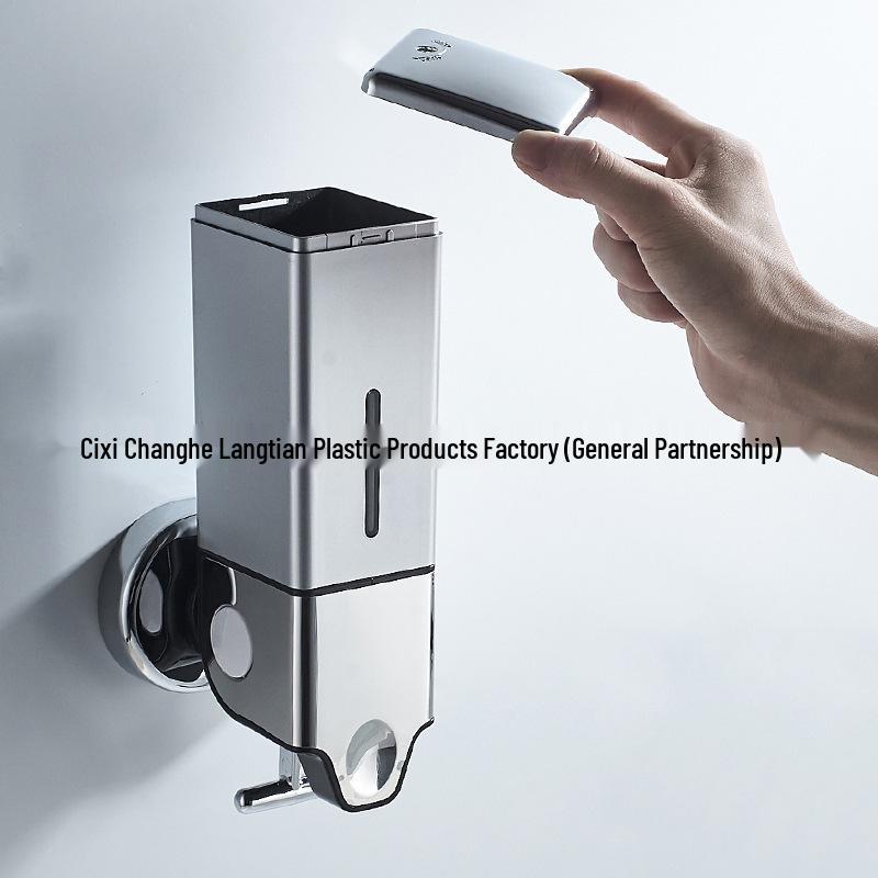 Wall-Mounted Retractable Manual Soap Dispenser for Hotel Bathrooms
