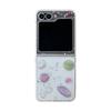 Applicable To Samsung Zflip6 Airbag Anti-Drop Mobile Phone Case Folding Screen Flip W24Flip Planet Glitter Female Model