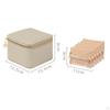 Case Compact Pouch Organizer PU Leather Jewelry Holder Zipper Closure Multifunctional Suitable for