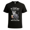 Mein Kaffee und ich Genießen Einen Moment T-Shirt Für Herren Lustiges Geschenk T-Shirt Oberteil