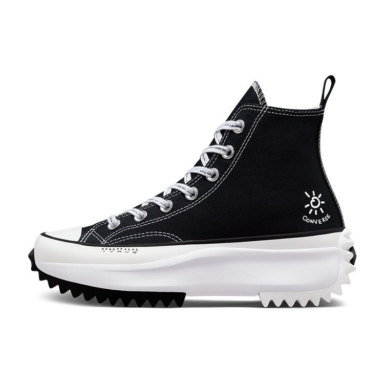 

Converse Run Star Hike High Black White Unisex Casual Shoes A03753C 35.5