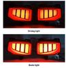 1 Set LED Rear Fog Lamp For Jeep Gladiator 2019 2020 2021 2022 Car Bumper Brake Light Reflector Turn Signal Indicators