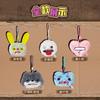 Genuine Funny Ugly Monster 13cm Plush Pendant Cute Tooth Monstercoin Purse Earphone Bag Toy Fan Merchandise Gift