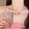 Dopamine Colored Flower Necklace - Elegant Collar Chain for Women, A Luxurious and Fashionable Accessory