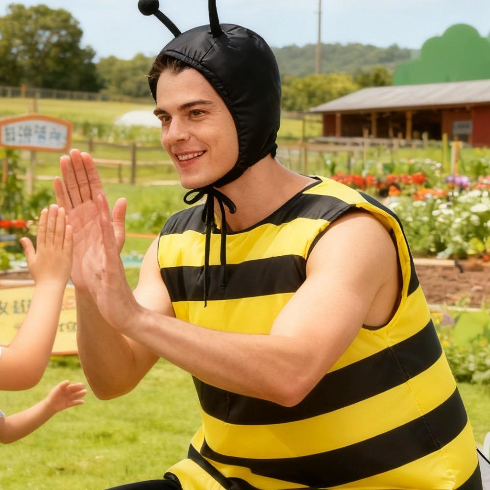 Carnival Halloween Bee Ladybug Cosplay Costume Easter Festival Outfit S