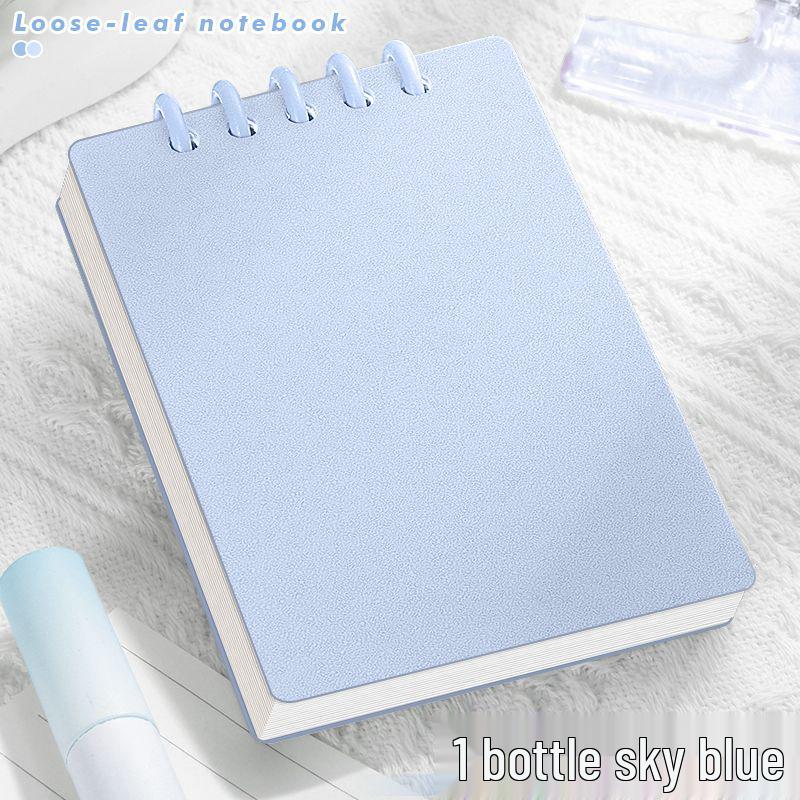 

A7 Transparent Minimalist Vocabulary Pocket Notebook - Horizontal Line, Portable & On-the-Go