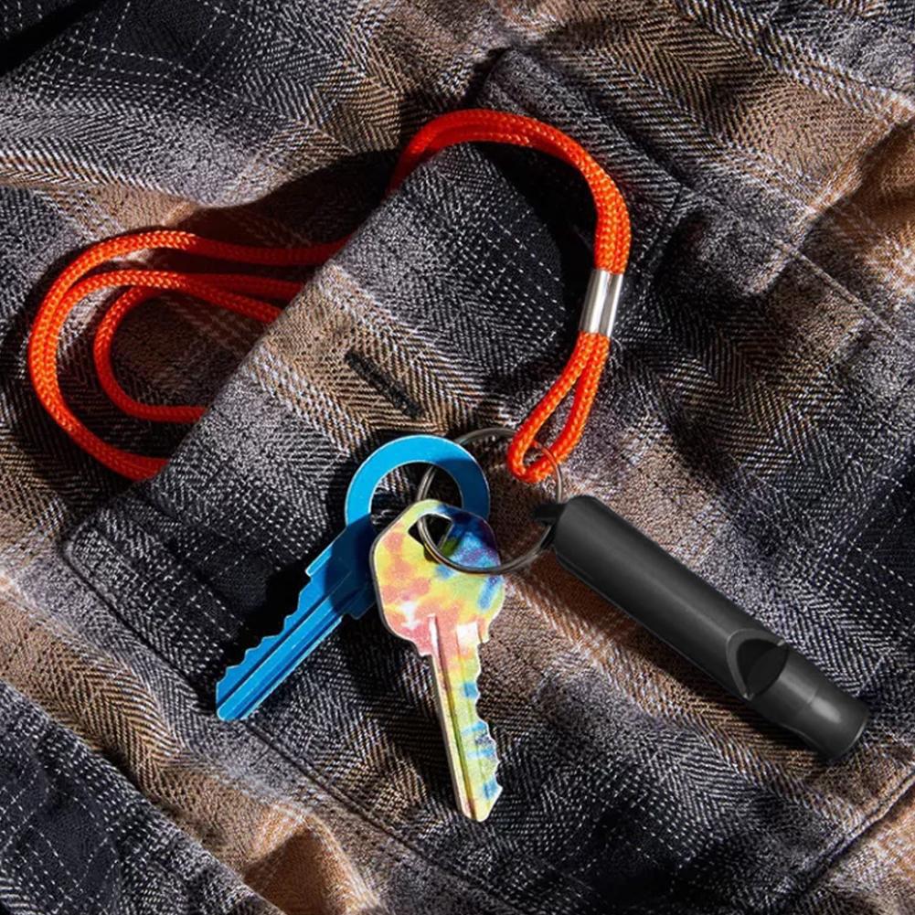 Outdoor Notfall Pfeife Multifunktions Überleben Training Pfeife Camping Wandern Überleben Sport Anti Verlieren Pfeife Schlüssel