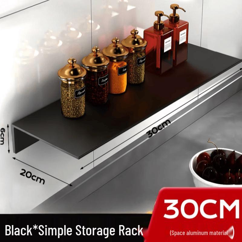 Kitchen Wall-Mounted Spice & Storage Rack