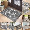 2D Flat-1PC Home Sweet Home Door Mat , Welcome Mats for Home Decoration.