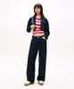 Tamijinseu Mia Loose Fit Pleated Denim Pants (T32G1New24Twt11Bk)