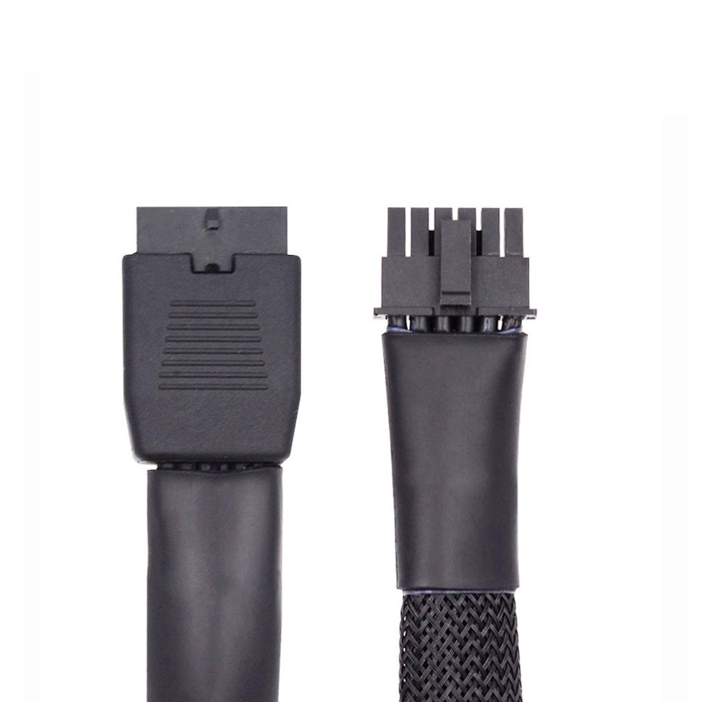 PW-043-BK 12VHPWR ATX3.0 PCI-E 5.0 Power Modular Extension Cable for 3080 3090TI PSU 16Pin 12+4P Graphics Card