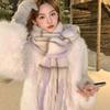 Coldproof Wool Tassel Scarf Korean Style Women Shawl Fashion Winter Cashmere Scarves  Girls