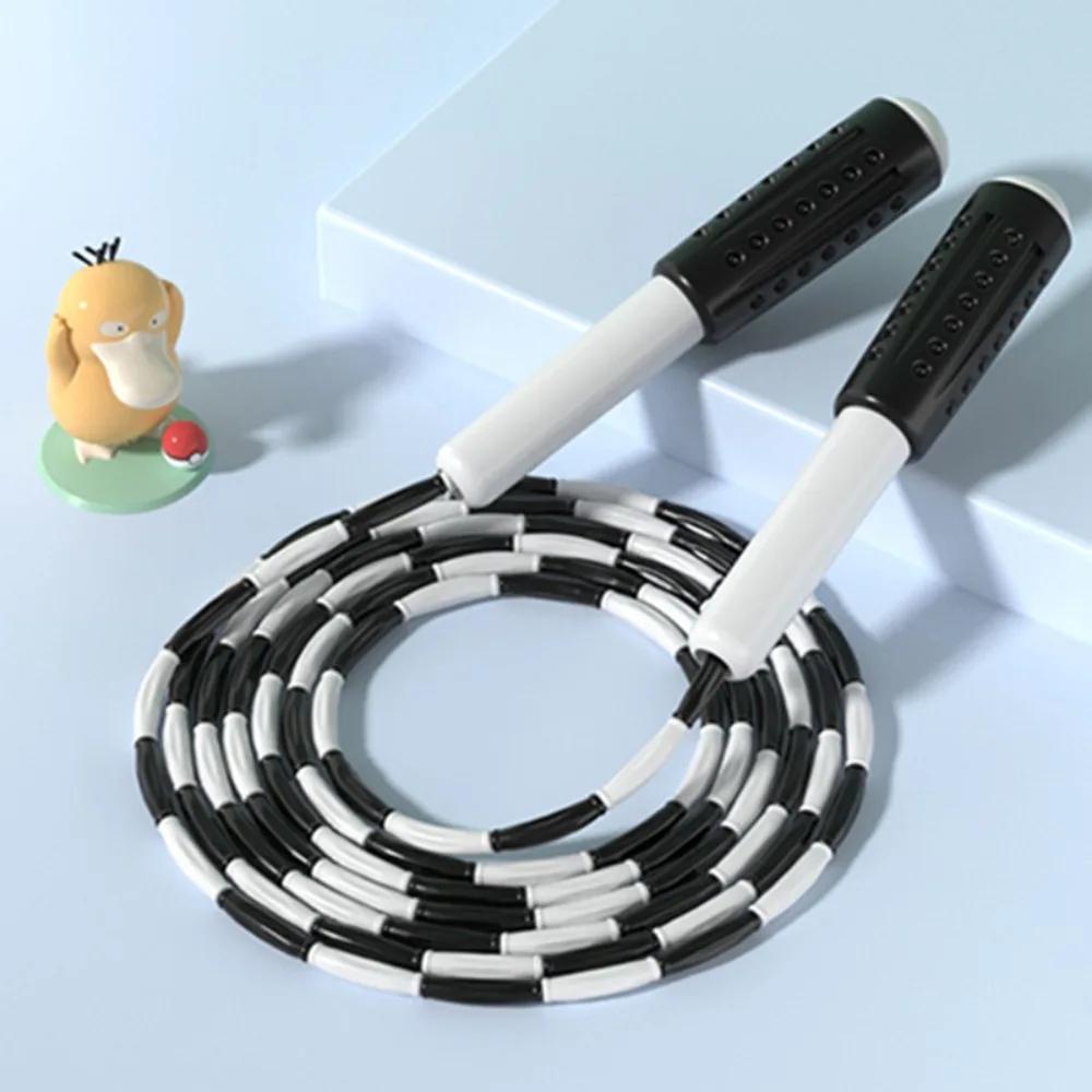 Sporting Goods Bamboo Joint Racing Jump Rope Lightweight 2.8m Exam Jump Rope Durable Anti-Skid Sports Rope Fat Burning