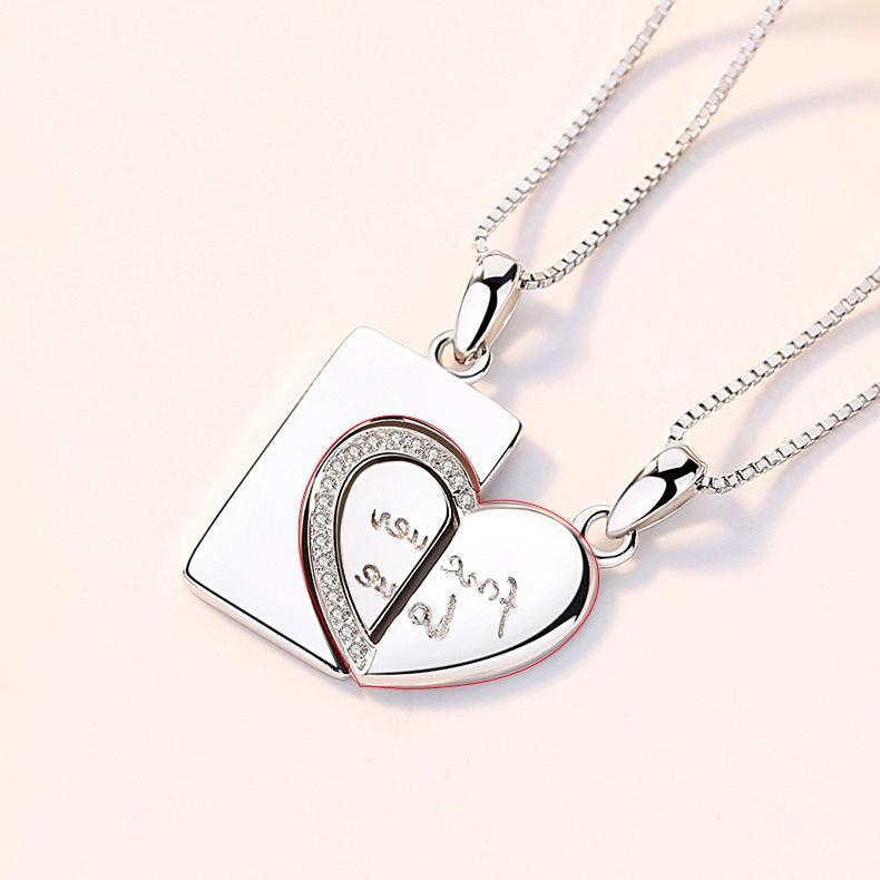 

Парное ожерелье для мужчин и женщин, пара студентов, простой литературный кулон, цепочка на ключицу, ожерелье